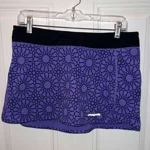 Patagonia purple patterned tennis skirt size M